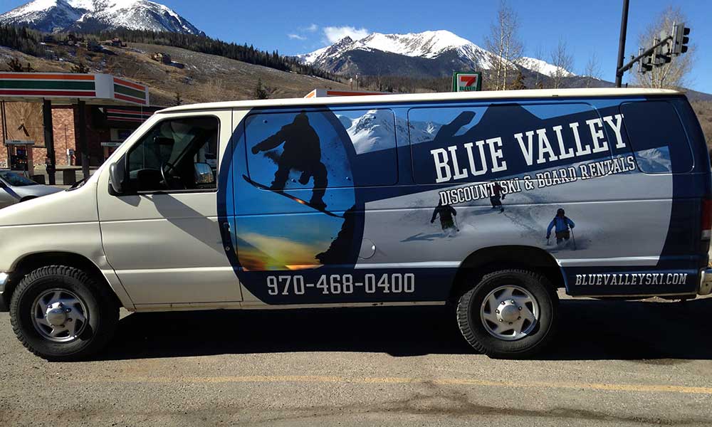 Blue Valley Ski Rentals location